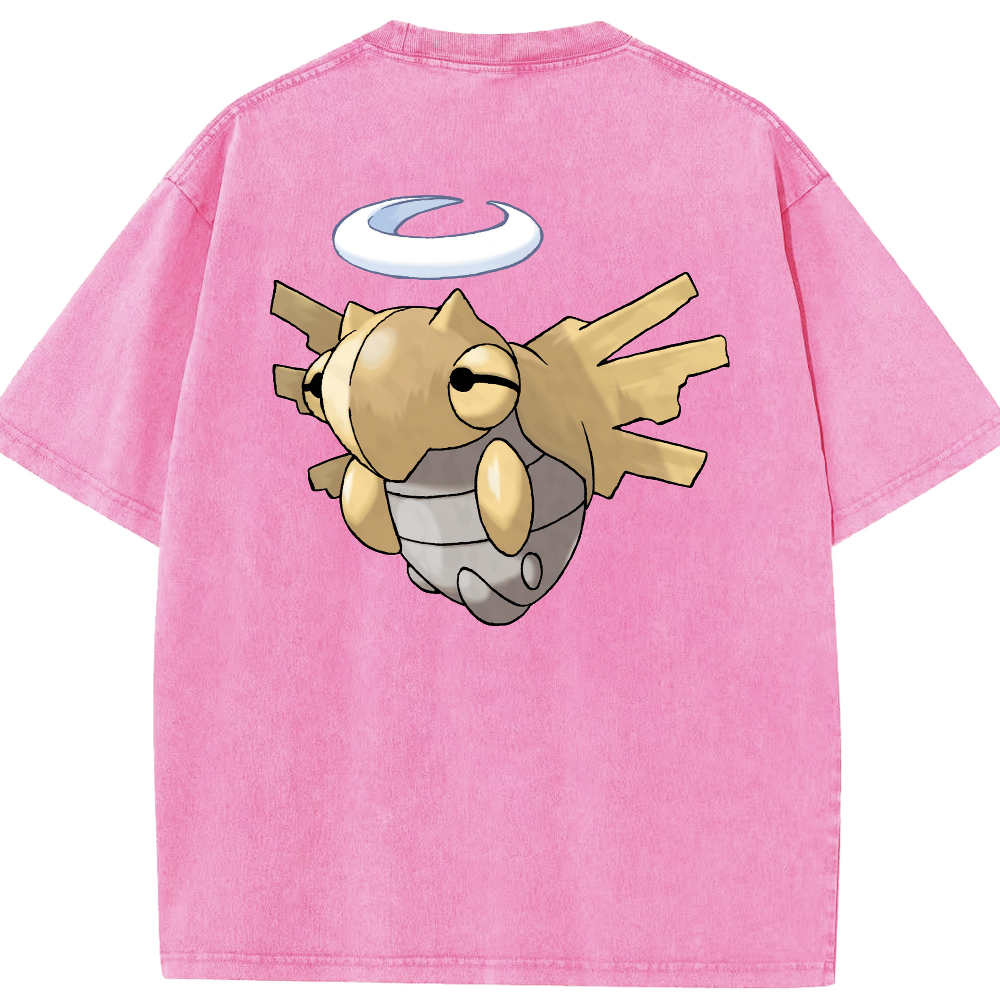 （画像用） ポケットモンスター Pokémon 綿100% ヴィンテージ風 半袖Tシャツ（背面プリント）